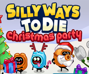 Флеш игра - Silly Ways to Die: Christmas Party