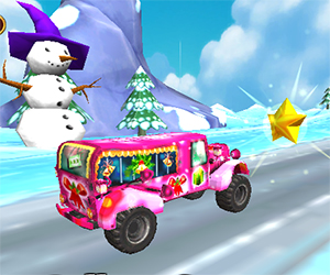 Флеш игра - Santa Truck Ride