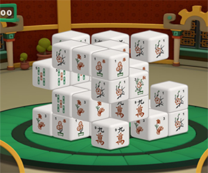 Флеш игра - Mahjong 3D