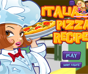 Флеш игра - Рецепт итальянской пиццы