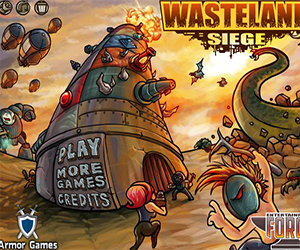 Флеш игра - Wasteland Siege