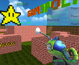 Флеш игра - Paintball Fun 3D Pixel